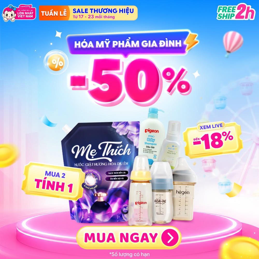 Con Cưng - Tã Sữa Khuyến Mãi 广告创意 7