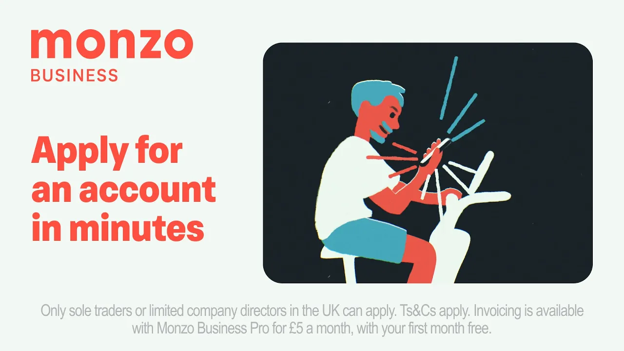 Monzo Bank - Mobile Banking advertising creative
