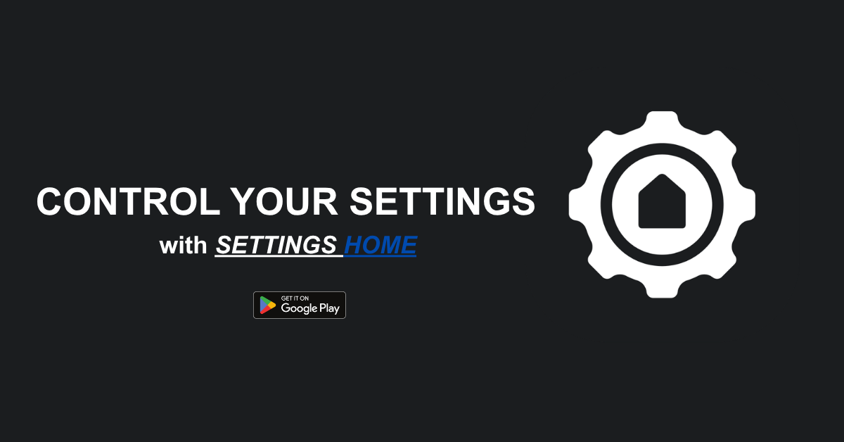 Settings Home 广告素材