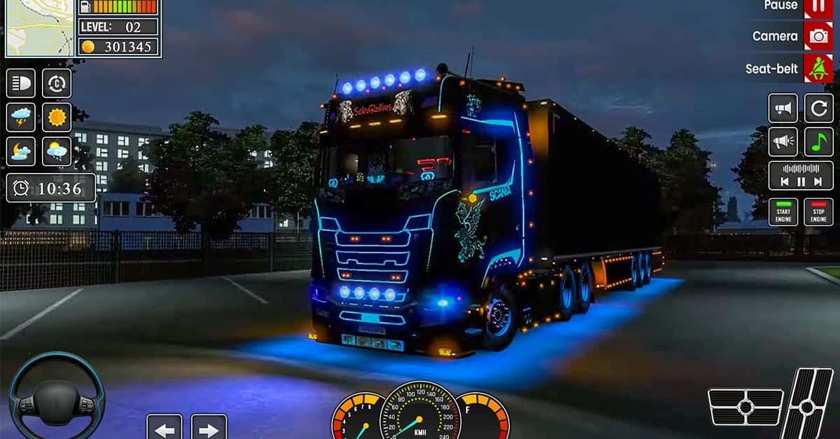 Real Truck Game Truck Driving ad creative