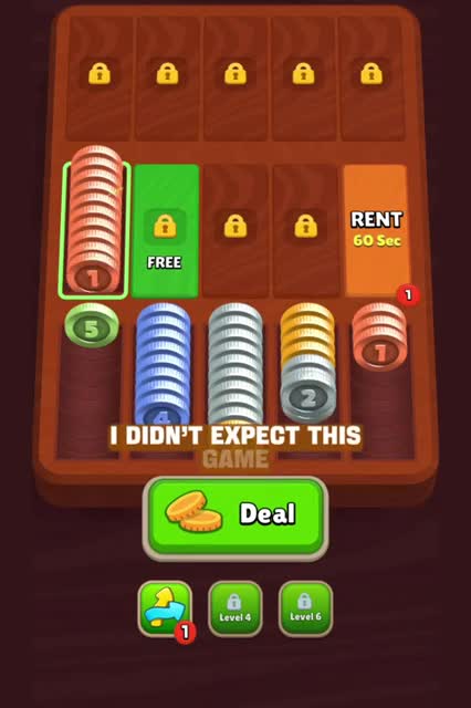 Pocket Sort: Coin Merge Puzzle advertising creative