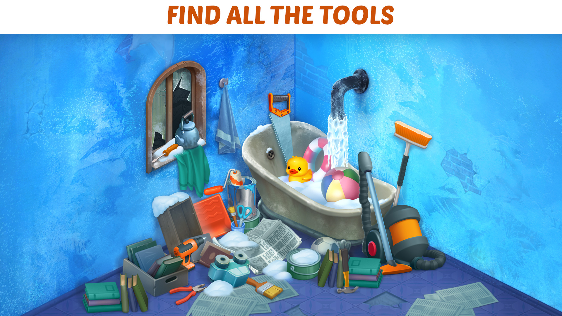 Homescapes: Match 3 Games advertising creative