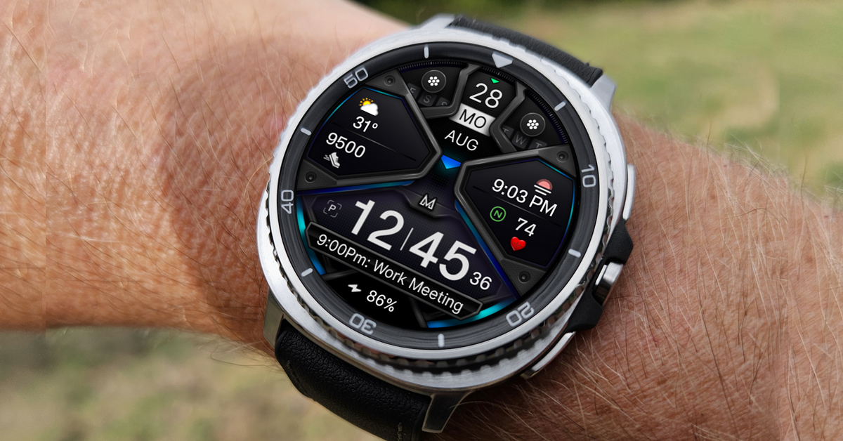 MD326 3D Modern Watch Face advertising creative