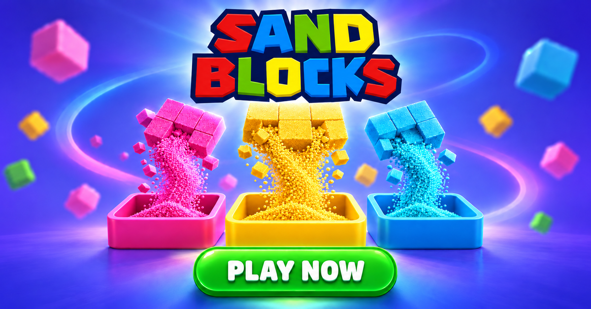 Sand Blocks: Drop Puzzle 广告素材