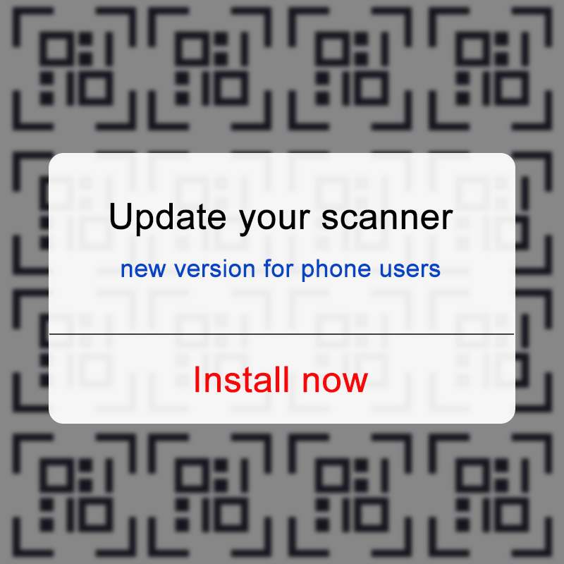 QR Scanner advertising creative