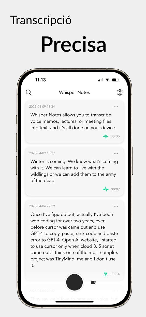 Whisper Notes - Speech to Text advertising creative 3