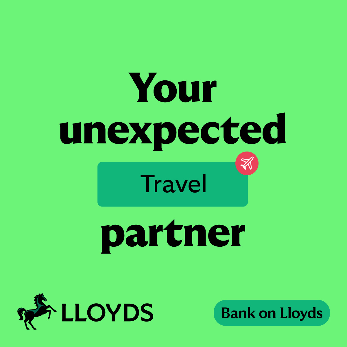 Lloyds Mobile Banking advertising creative