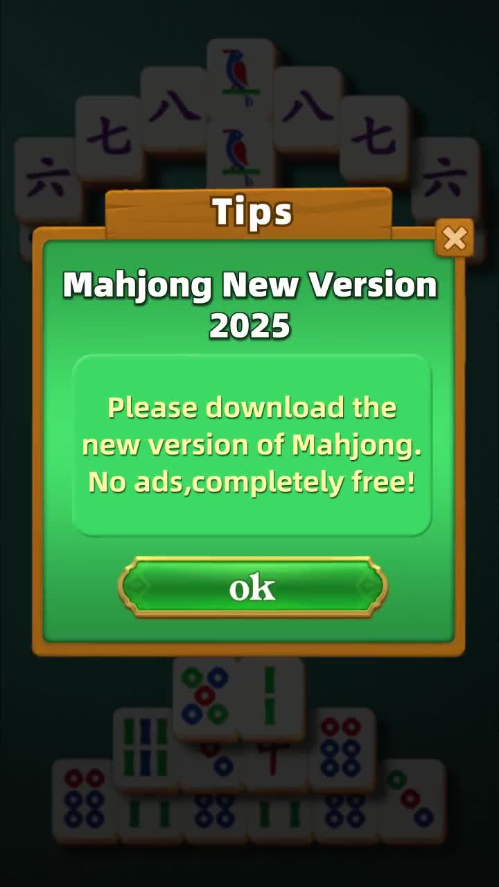 Tea Garden Mahjong Alarm 广告素材