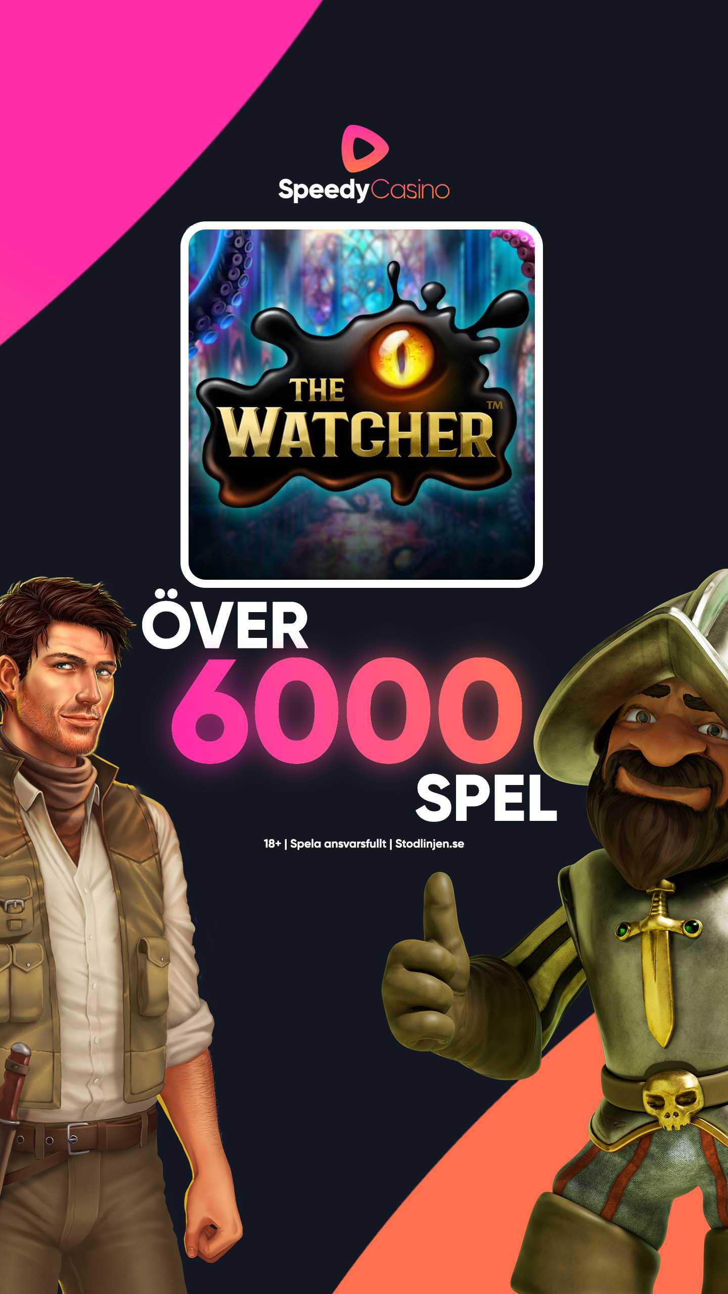 Speedy Casino - Casino utan krångel ad creative