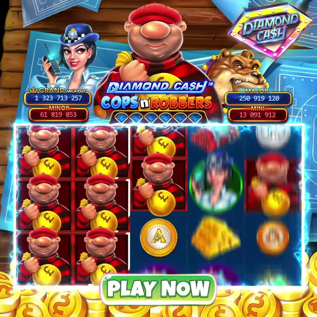 Diamond Cash Slots 777 Casino 广告创意