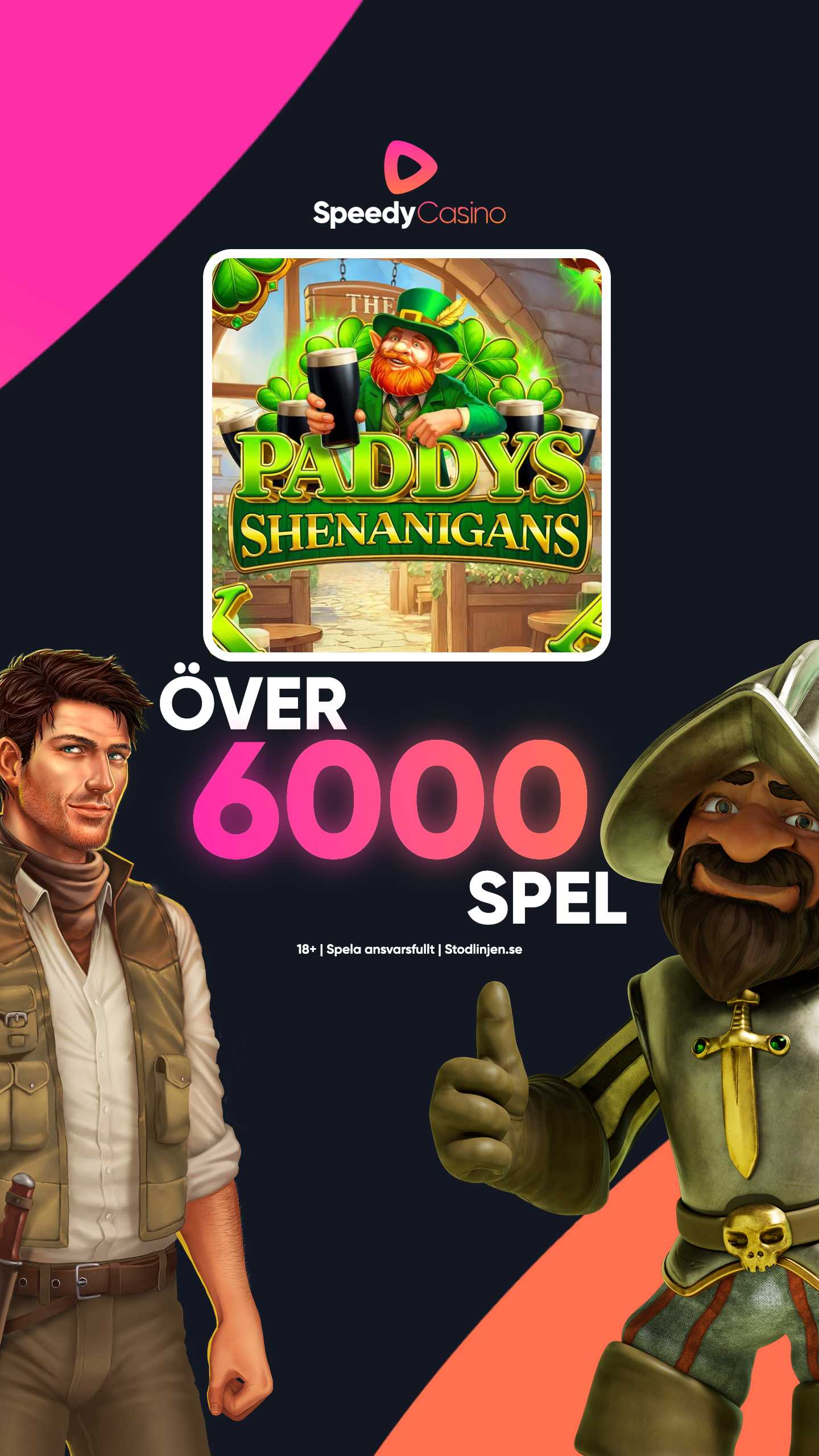 Speedy Casino - Casino utan krångel ad creative