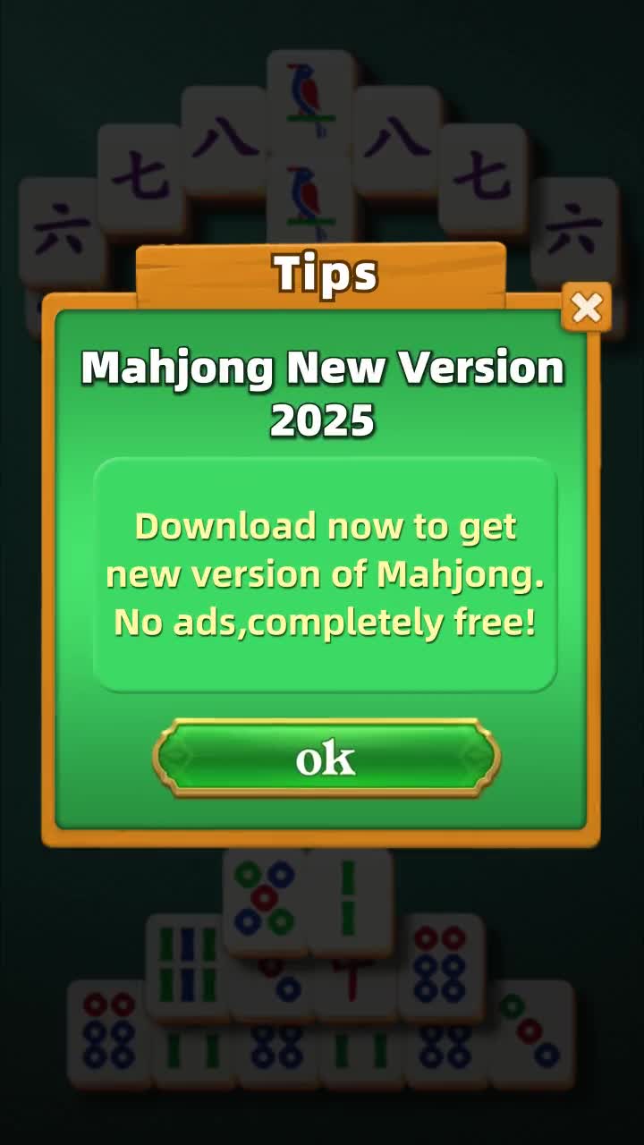 Tea Garden Mahjong Alarm 广告素材