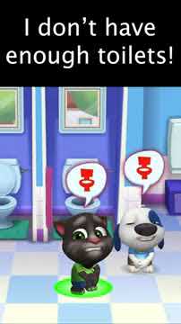 My Talking Tom Friends advertising creative