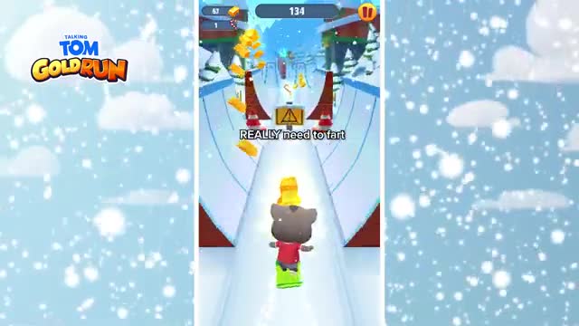 Talking Tom Gold Run 广告创意