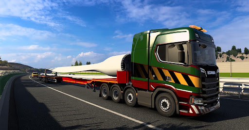 Cargo Truck Simulator Game 3d advertising creative