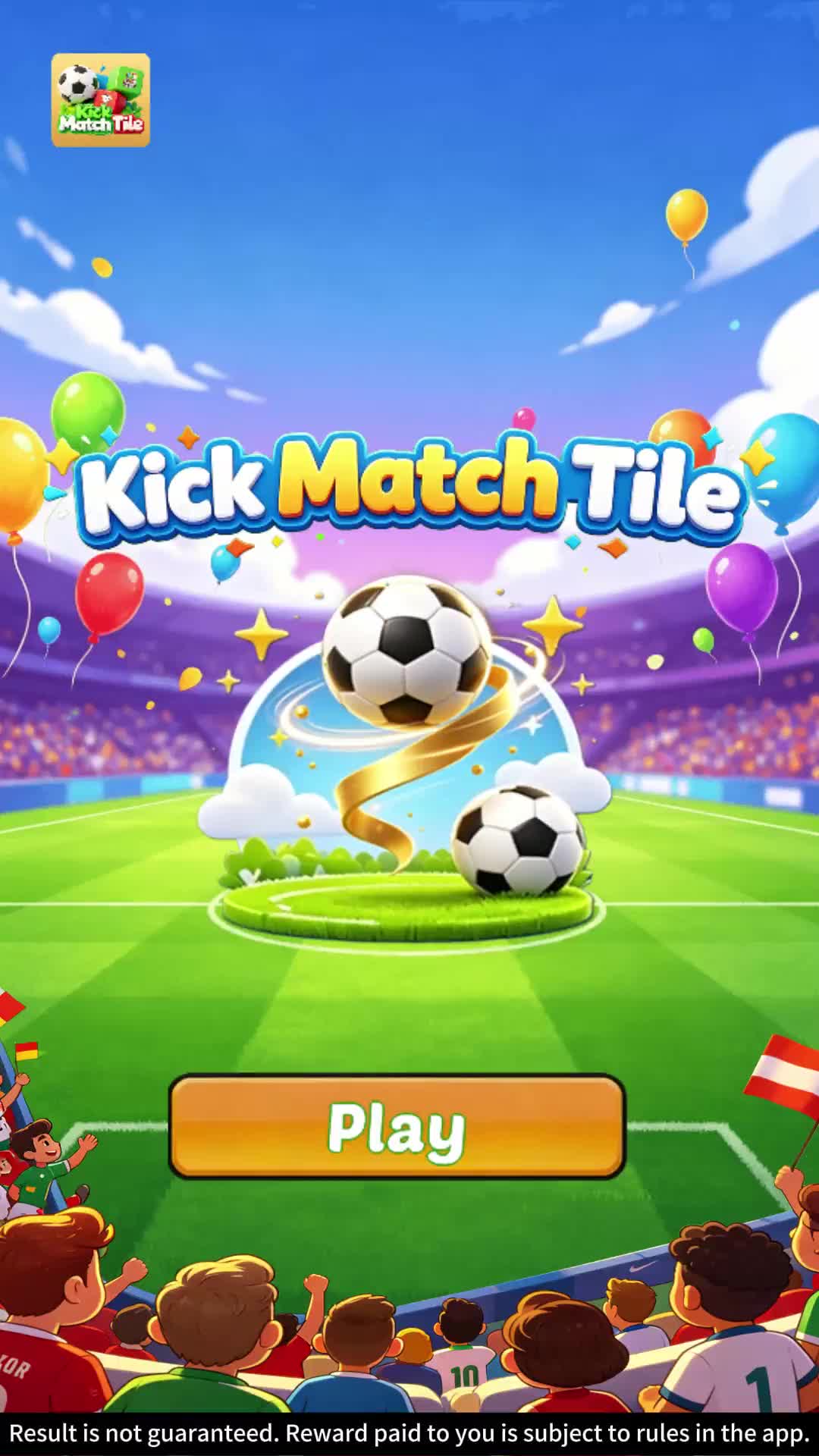 Kick Match Tile ad creative