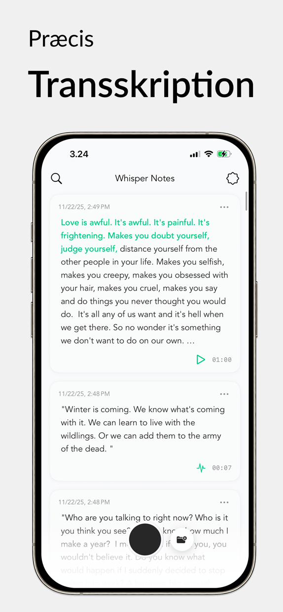 Whisper Notes - Speech to Text advertising creative 2