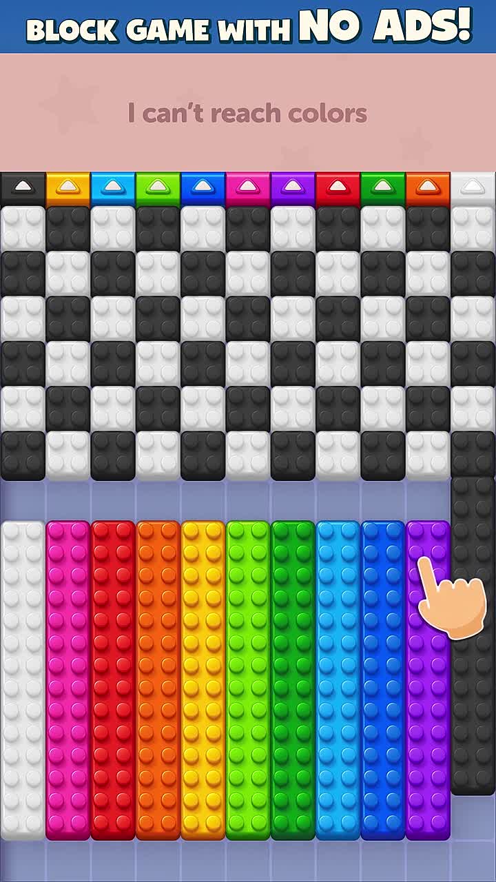 Block Out! - Color Sort Puzzle advertising creative