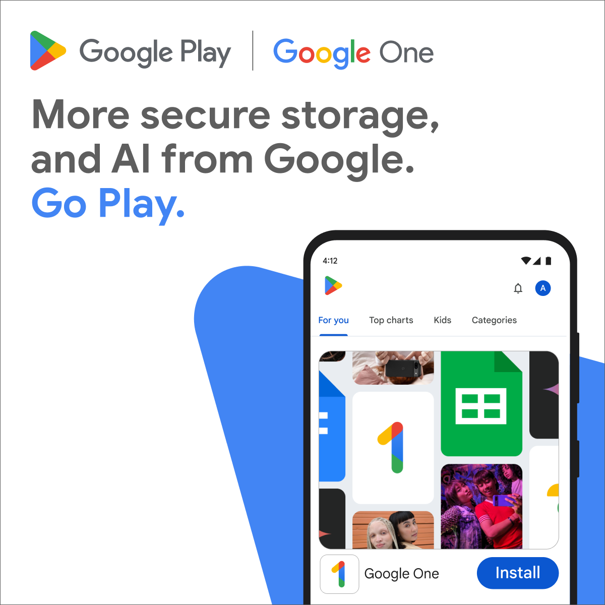 Google One advertising creative