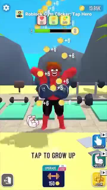Gym Idle Clicker: Fitness Hero 广告素材