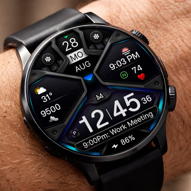 MD326 3D Modern Watch Face advertising creative