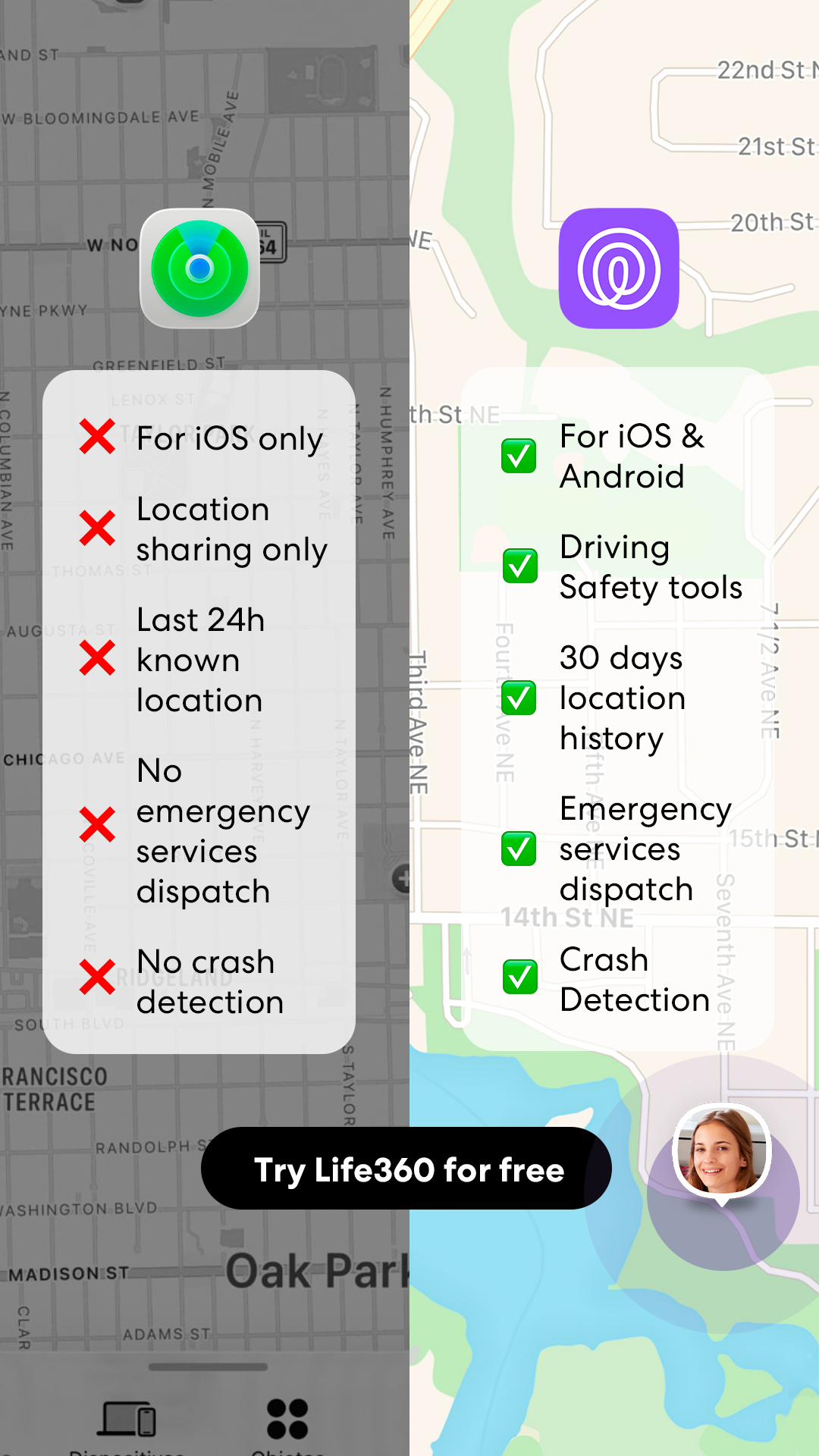 Life360: Family Safety & GPS 广告素材