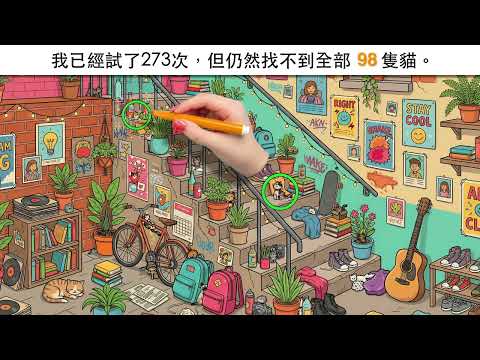 Find The Cat 2 - Spot It! 广告素材