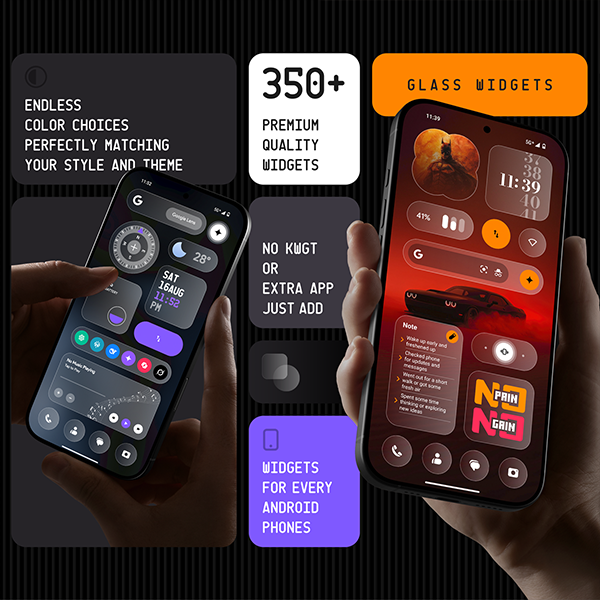 Glass Widgets advertising creative