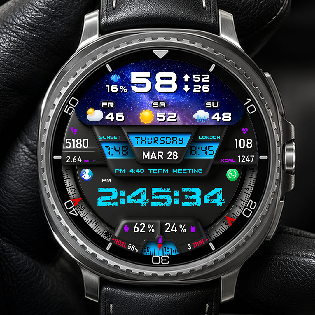 PER27 Digital Watch Face advertising creative