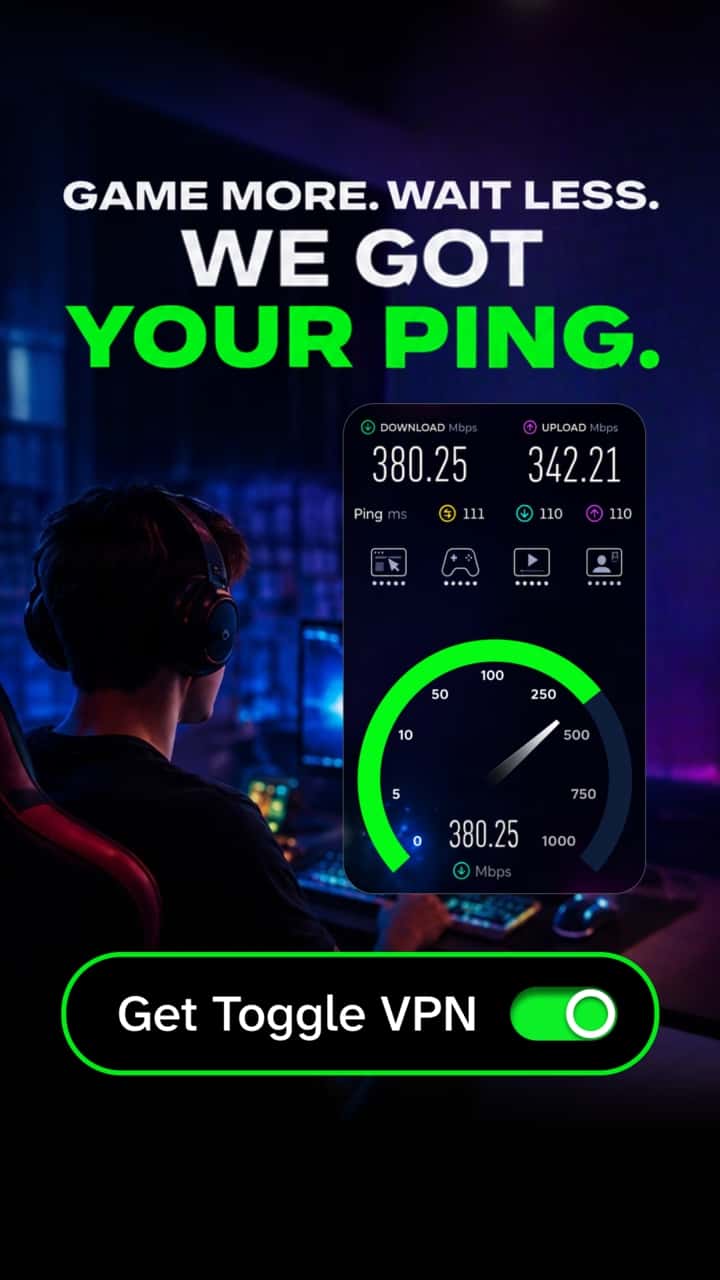 Toggle VPN: Secure VPN Access ad creative