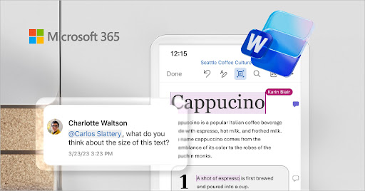 Microsoft Word: Edit Documents 广告素材