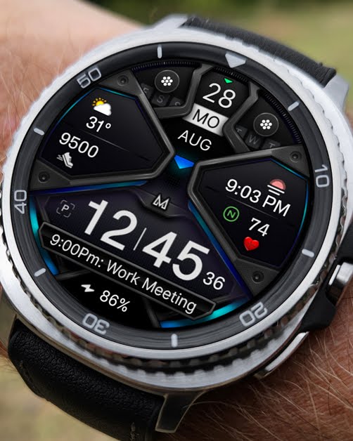 MD326 3D Modern Watch Face advertising creative