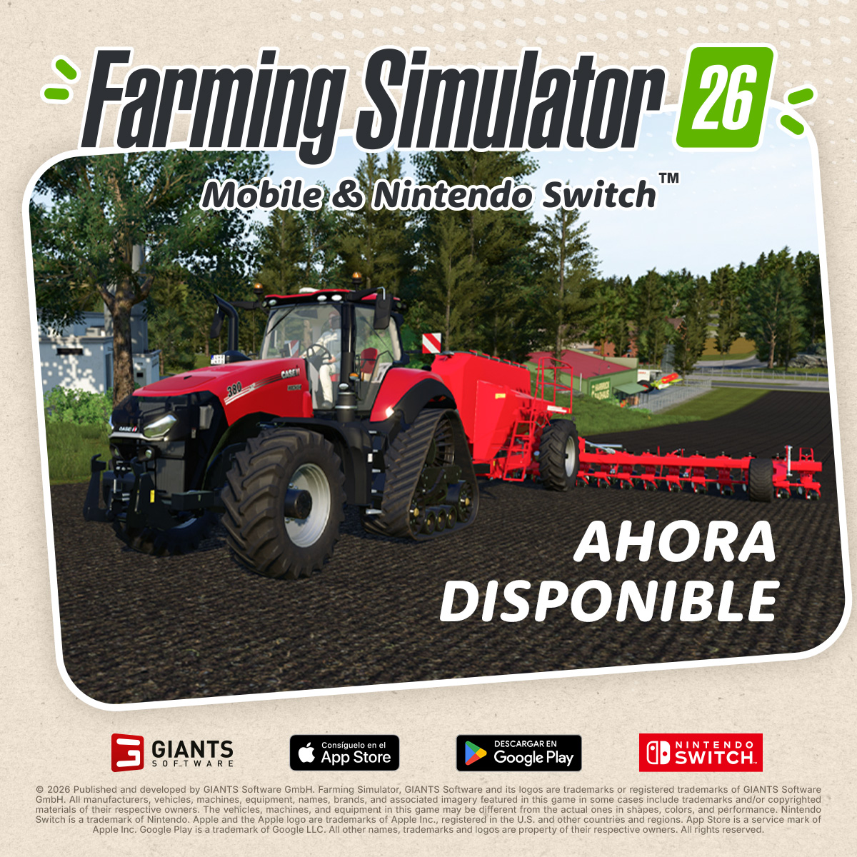 Farming Simulator 26 Mobile advertising creative