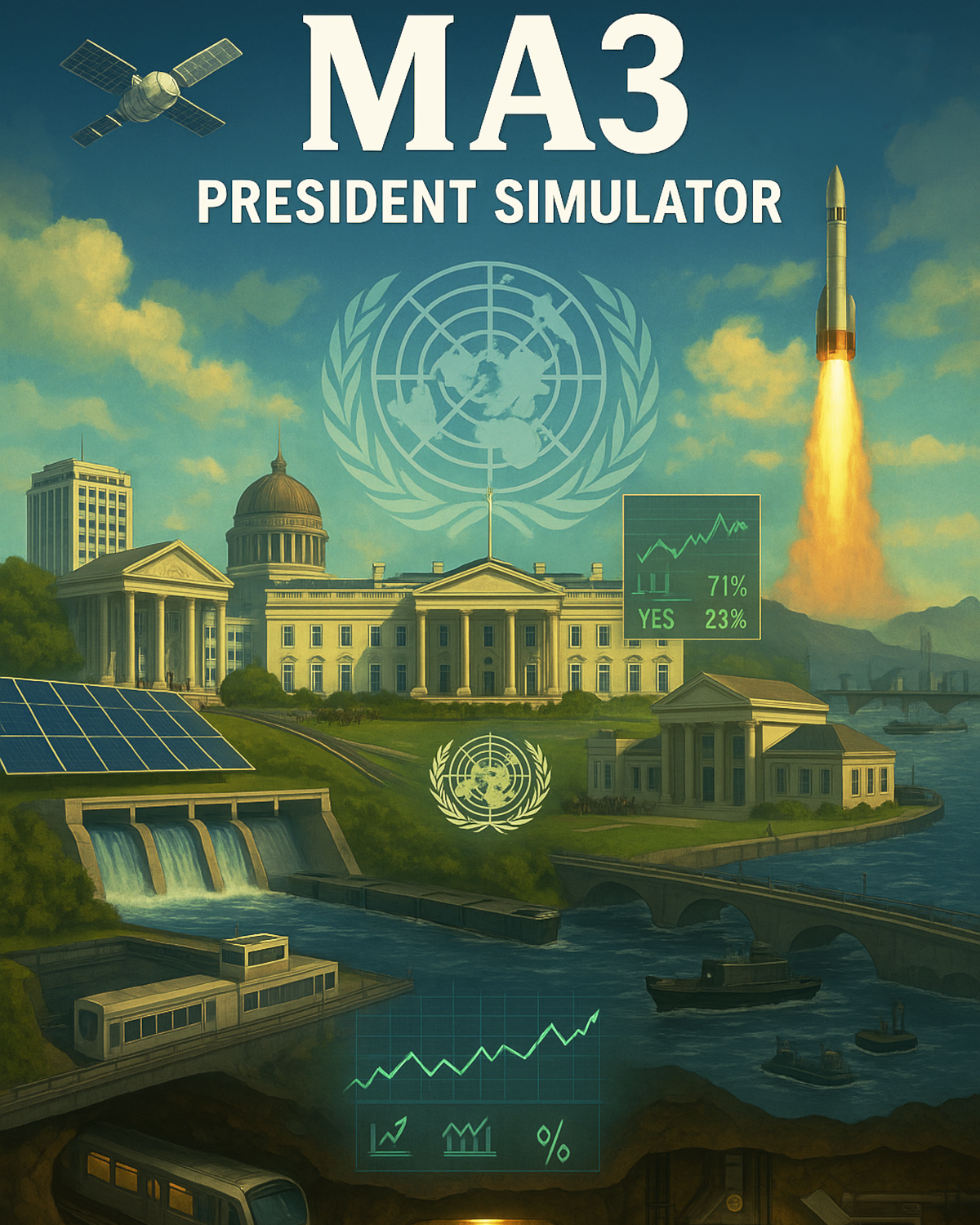 MA 3 – President Simulator PRO advertising creative