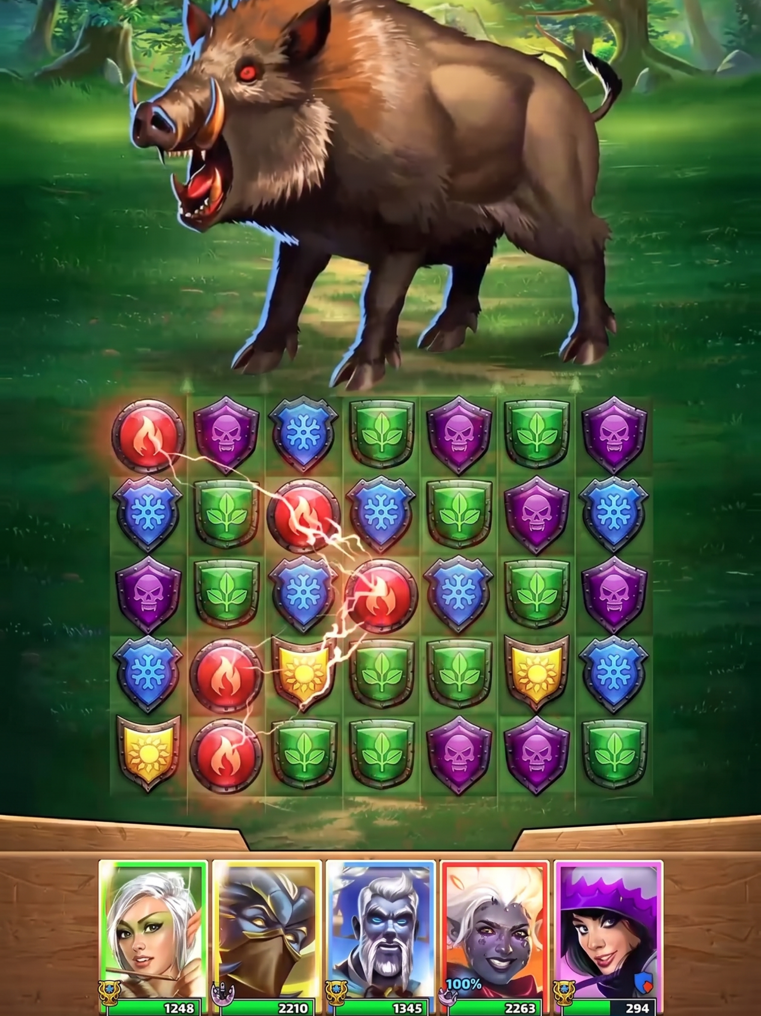 Empires & Puzzles: Match-3 RPG ad creative 3
