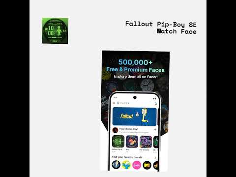 Fallout Pip-Boy SE Watch Face advertising creative