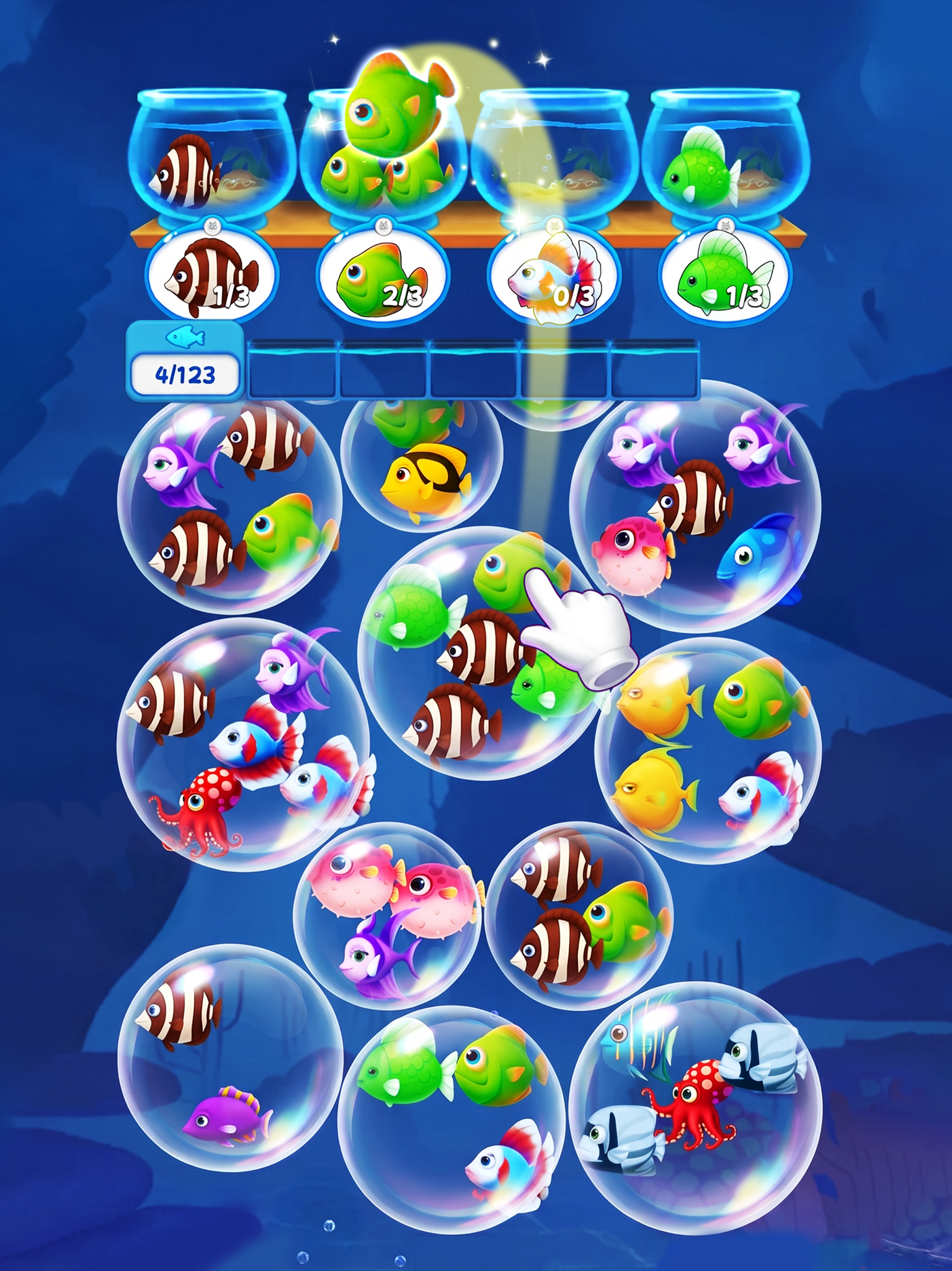Fish Sort Puzzle - Bubble Jam ad creative 3