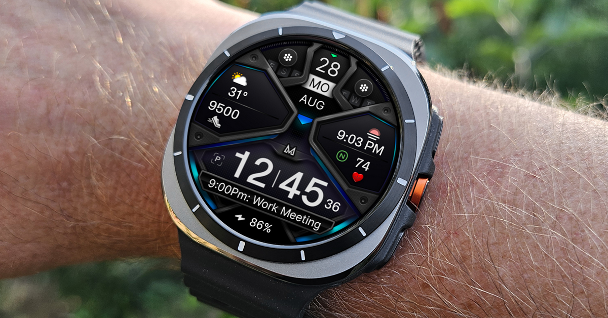 MD326 3D Modern Watch Face advertising creative