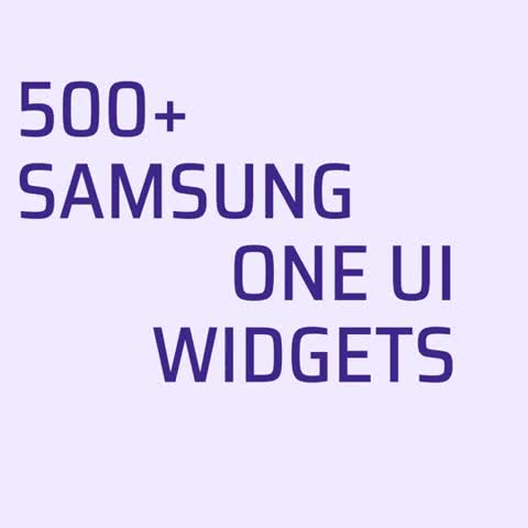 Galaxy Widgets: One UI 广告素材