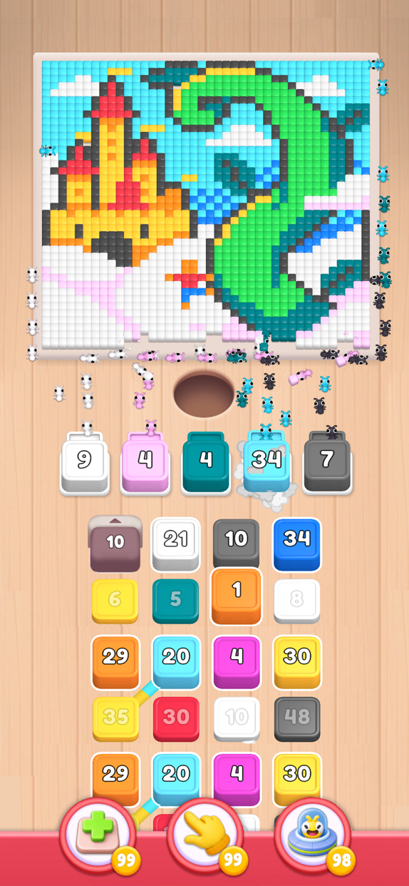 Food Hunt: Pixel Puzzle 广告素材 2