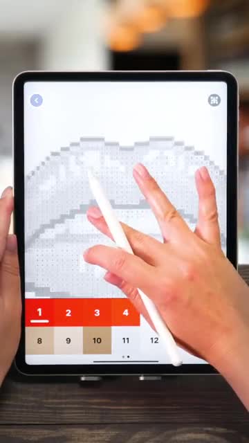 Pixel Art - Color by Number 广告创意