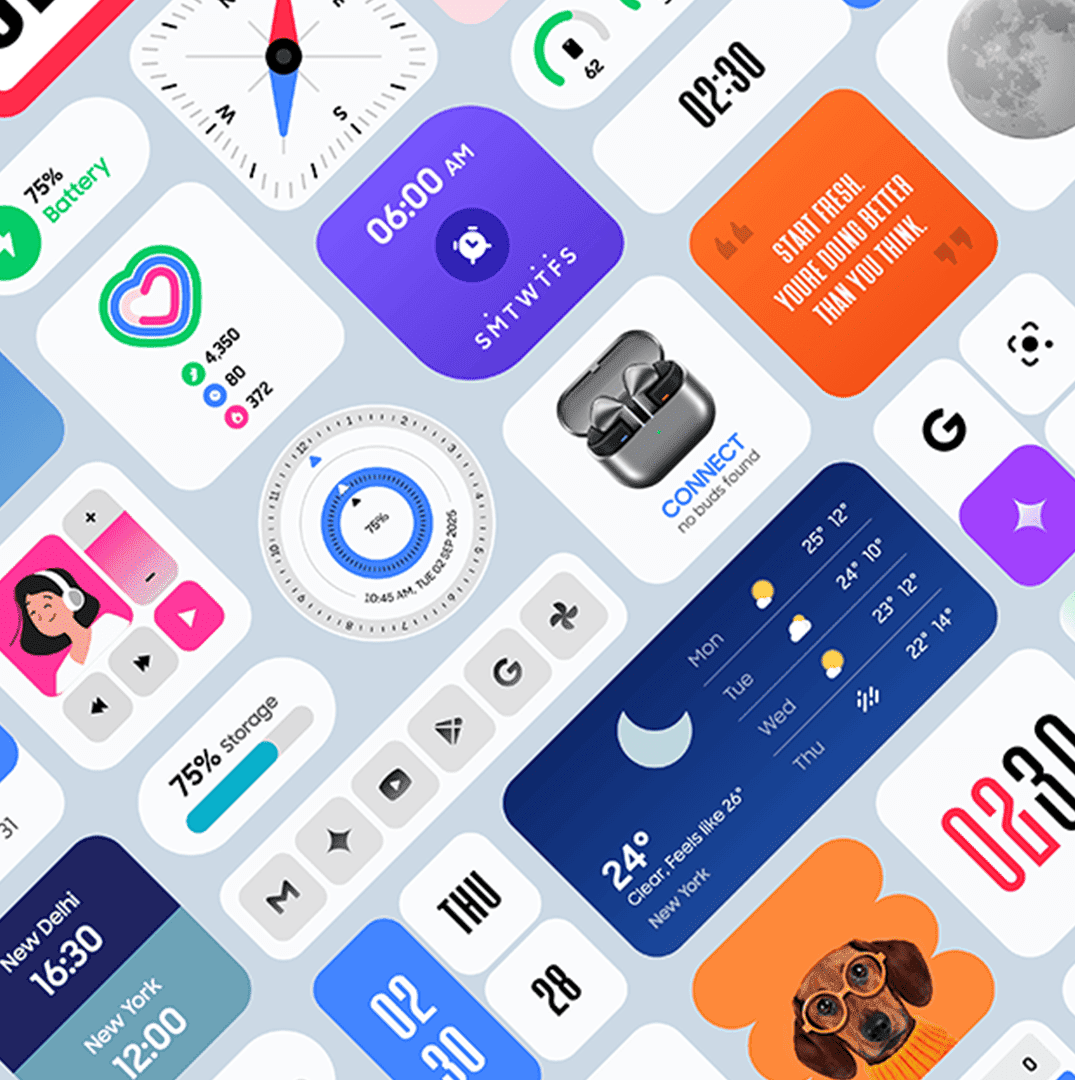 Galaxy Widgets: One UI 广告素材