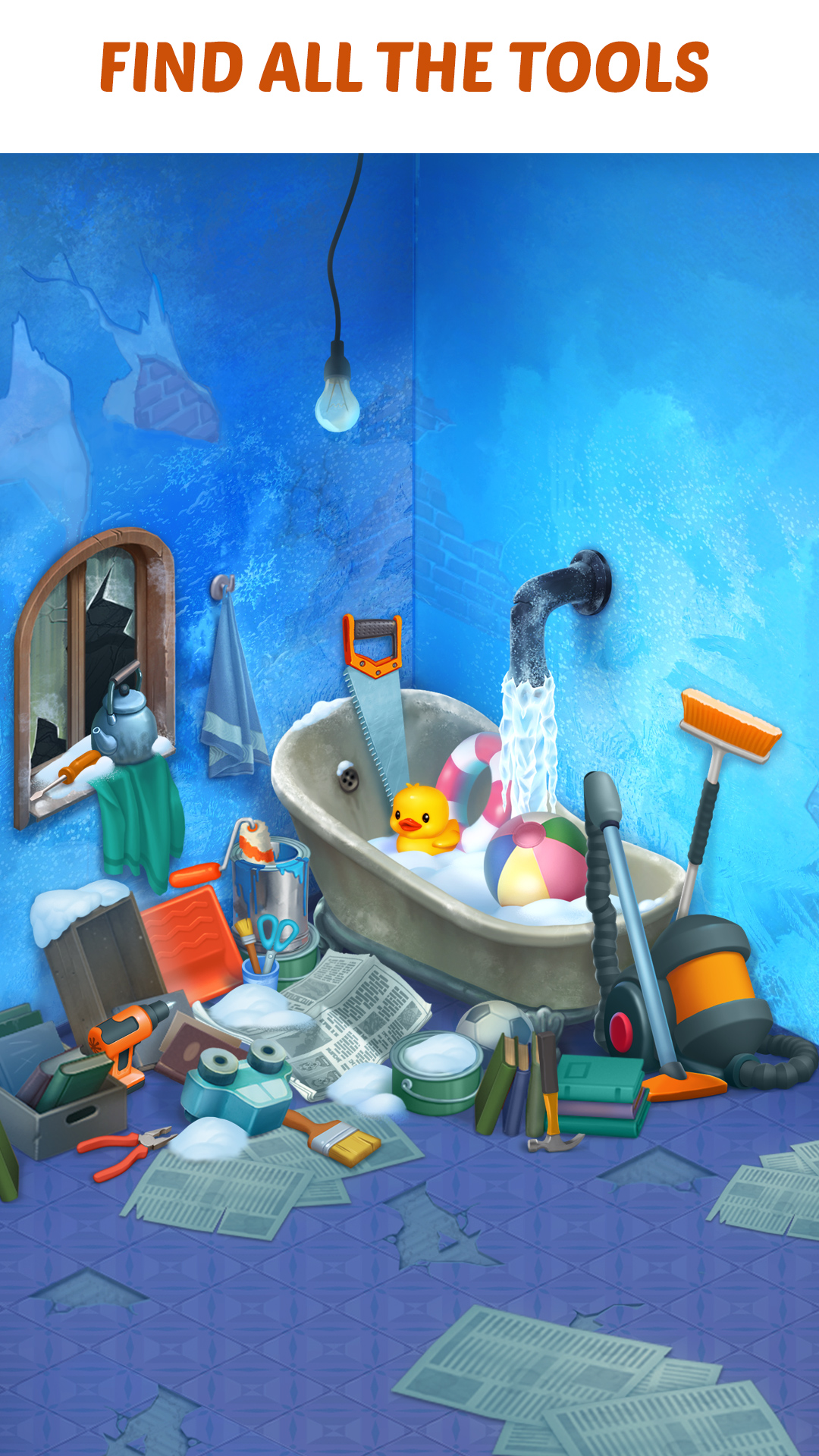 Homescapes: Match 3 Games advertising creative
