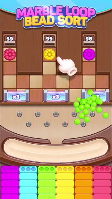 Marble Loop - Bead Sort ad creative