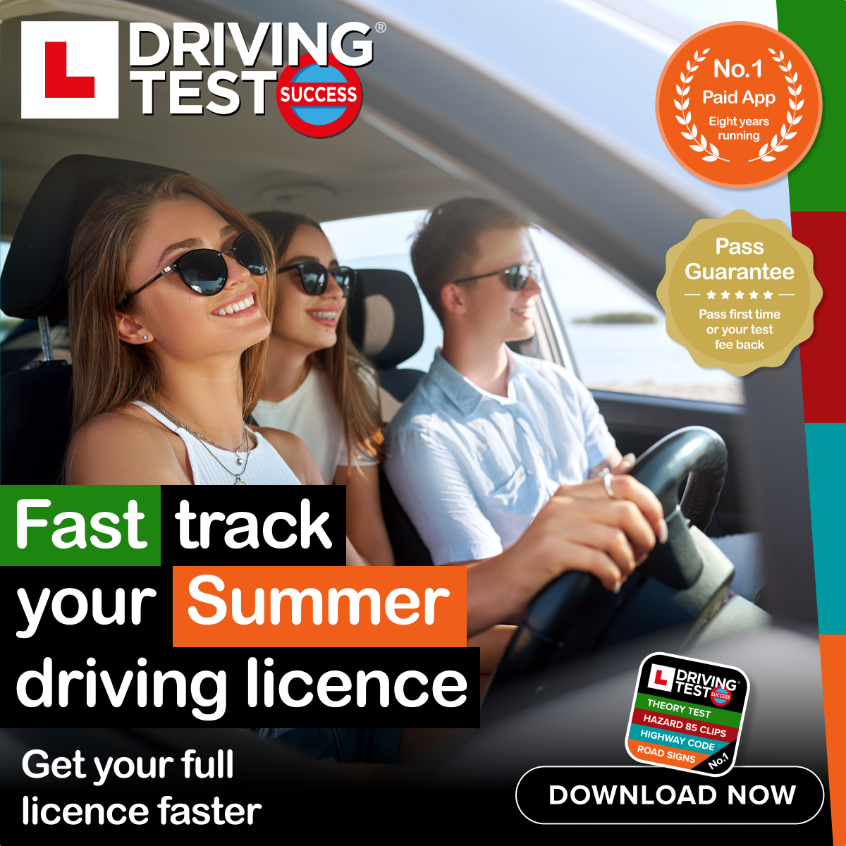 Driving Theory Test 4 in 1 Kit 广告素材