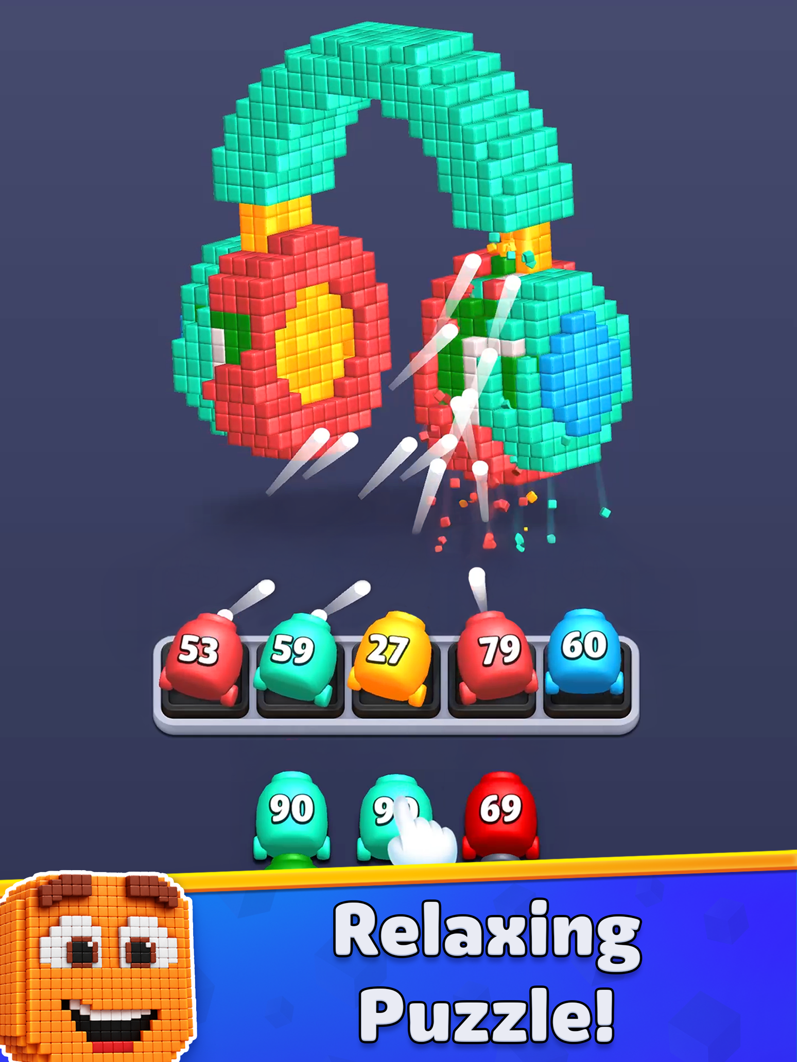 Cube Smash - Puzzle Game ad creative 2