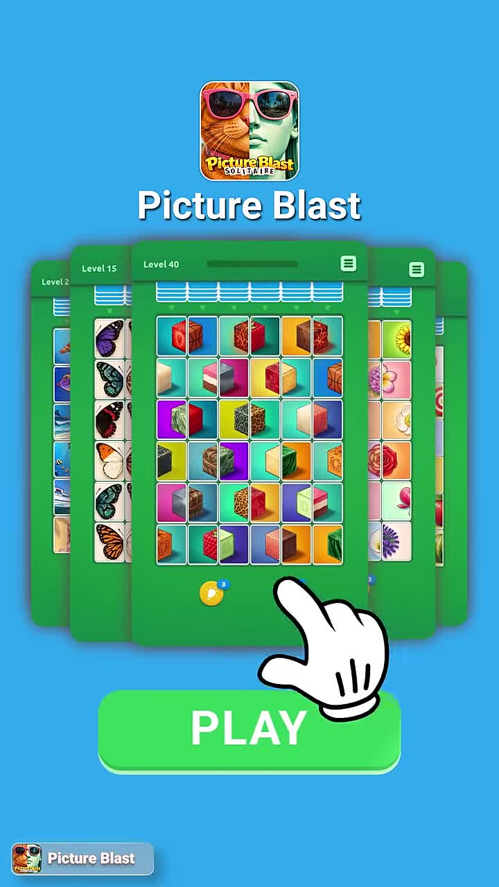 Picture Blast Solitaire 广告素材