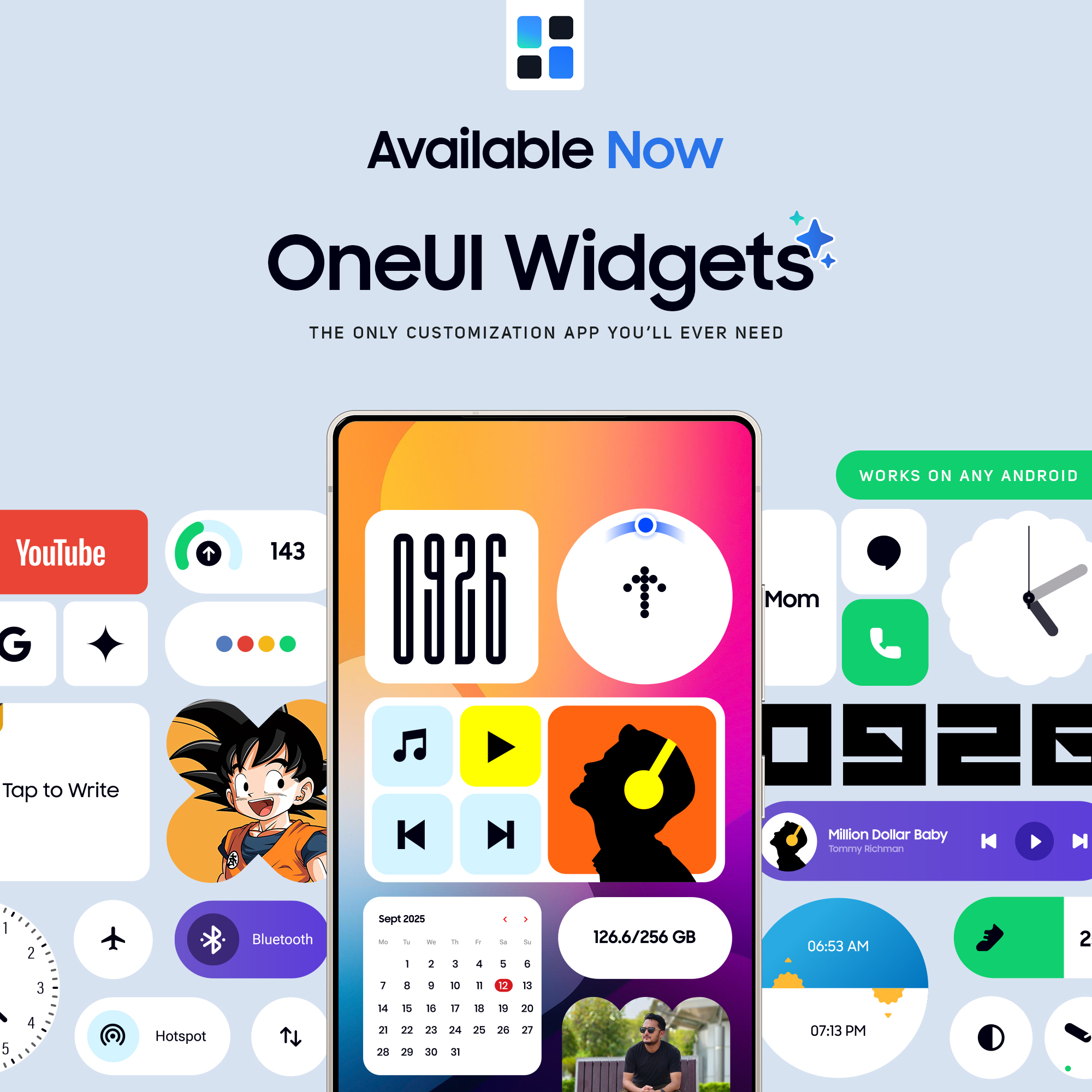 OneUI Widgets 广告素材