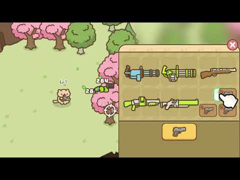 Idle Cat Gunner: Shooter RPG advertising creative