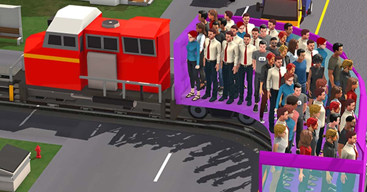 Passenger Express Train Game advertising creative